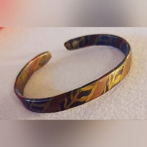 Elegant Gold and Brown Women's Bracelet